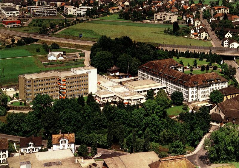 Luftbild der Gesamtanlage um 1978