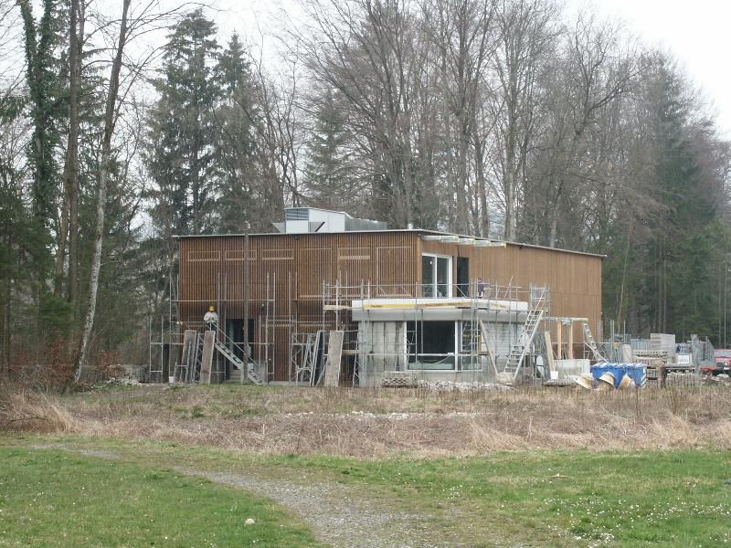 Baustelle Garderobenhaus am Reitplatz