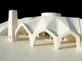 Projekt für ein Erdhaus ca. 1986